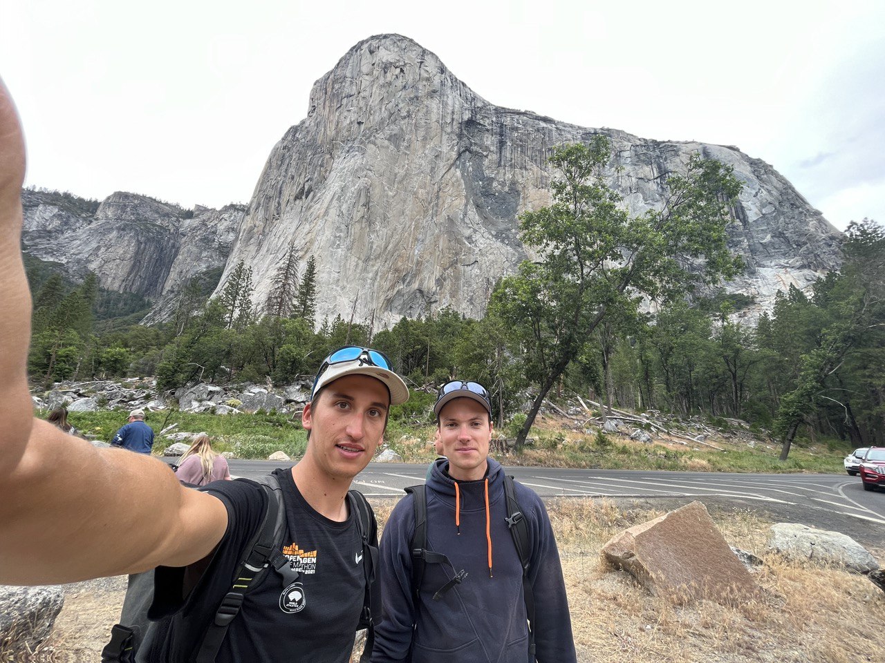 Yosemite National Park behind the famous El Capitan